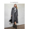 西嘉羊毛圆领设计感腰带高智淡人风廓型大衣2024冬新 商品缩略图2