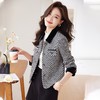 气质小香风条纹粗花呢洋气减龄短款外套SSFB2773 商品缩略图0