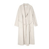 松弛感牦牛绒桑蚕丝羊毛混纺时髦抽绳浴袍式大衣2024冬新DY2404002 商品缩略图4