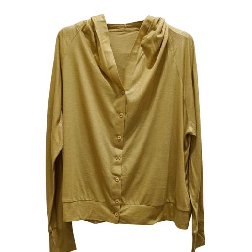 VIVIAN LIU薇薇安刘R2447313初秋女装新款V领单排扣长袖针织衫 商品图4