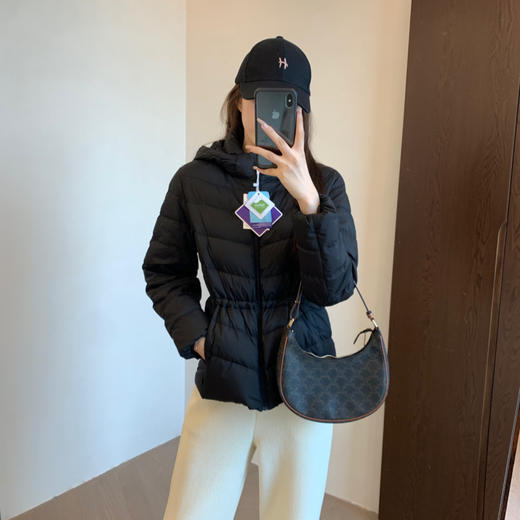 可休闲可气质 ！90%白鸭绒蓬松三防可收腰可拆卸连帽羽绒服！ 商品图2