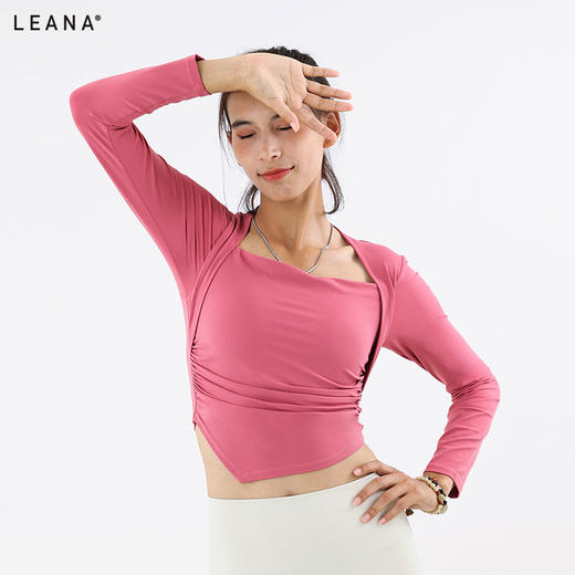 LEANA运动休闲运动百搭时尚运动长袖含胸LN1098 商品图4