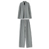 西嘉松弛感智性格雷灰色系宽松卫衣外弧高腰阔腿裤套装2024冬新（WY2404072） 商品缩略图4
