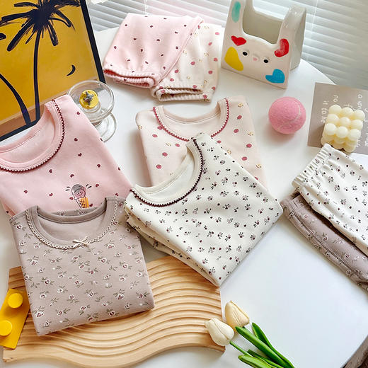 280克羊毛拉架家居服秋衣裤套装!韩系耐看，蓄热锁温，超Q超好看，闭眼入不犹豫~ 商品图1