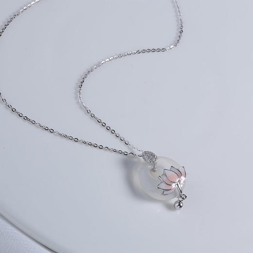 【宏艺珠宝】翠影红妆·银s925项链 商品图1