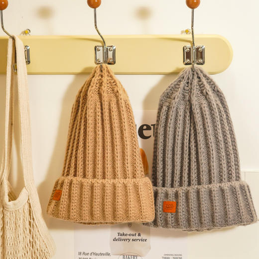 秋冬系列袋鼠团团毛线帽 商品图2