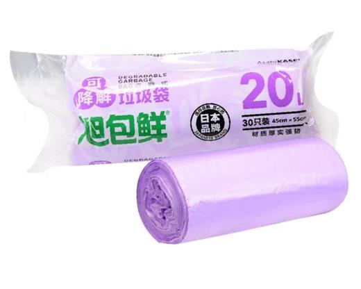旭包鲜 可降解20L垃圾袋 30只/袋 商品图0