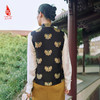 SAINTJOY/上久楷 女式宋锦马甲 中式上衣 中国风 复古 黑金蝴蝶 黑金绿 CY1044207005 商品缩略图3