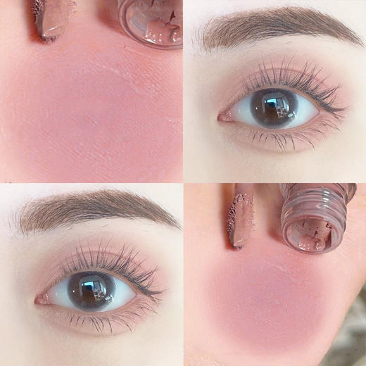 【一晕显朦胧！全新眼颊唇三用哑光眼影液】轻柔雾感液体眼影防水哑光雾面丝绒持妆不易掉色平价眼影液。ry 商品图6
