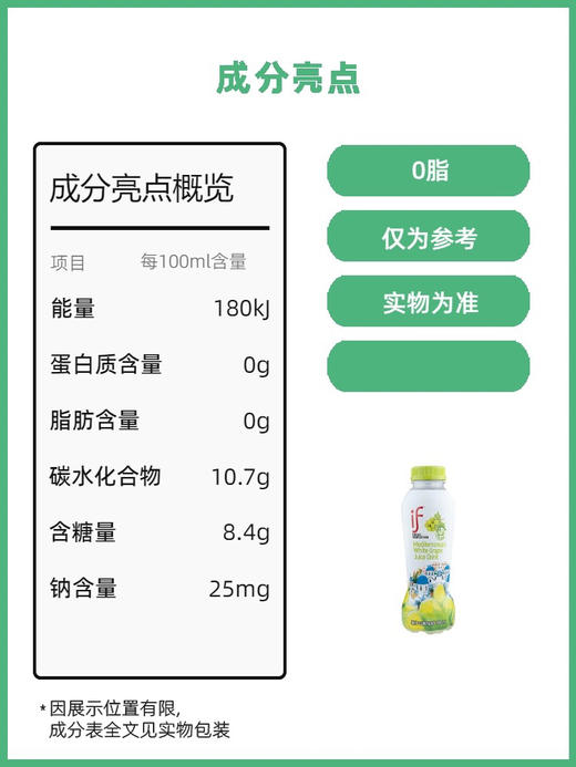 IF白葡萄汁饮料350ml 商品图5