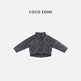 COCO ZONE 秋冬90鹅绒高级感菱格立领羽绒服CC2D2700