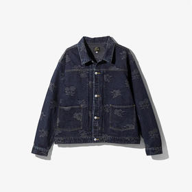 Needles M.W. Jean Jacket - 13oz Denim 玫瑰提花复古牛仔夹克