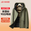 【特大码】【新款DX】大依优型大码连帽黑金羽绒服90白鸭绒保暖加厚加肥加大上衣男士外套胖子 商品缩略图0