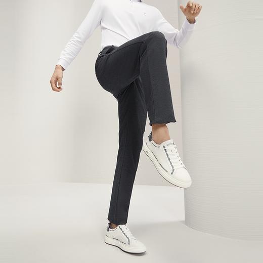 【针织弹力】柒牌男装休闲裤男秋季新品商务百搭中腰修身直筒长裤127H72240 商品图1