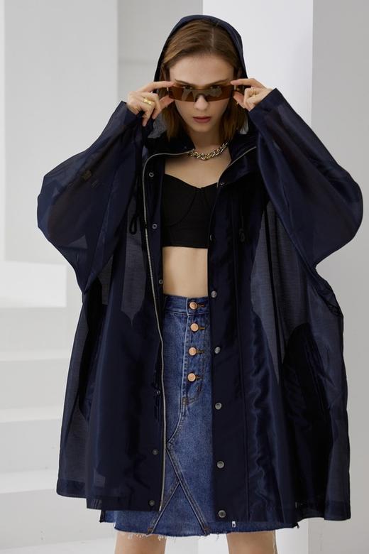 DAMO WANG/王大墨 休闲宽松版型拉链连帽外套 14302 商品图6