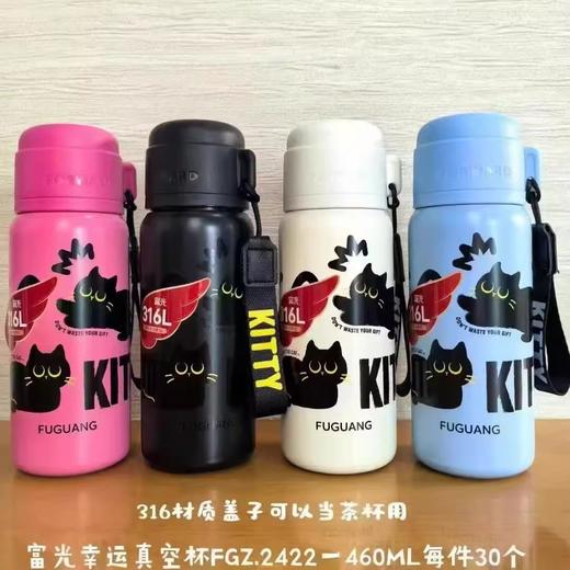 【52元会员福利】富光幸运双饮休闲杯460ml   （颜色随机） 商品图1