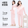 【带胸垫】熳洁儿 纯棉家居服女士开衫长袖长裤套装免穿文胸24753203 商品缩略图5