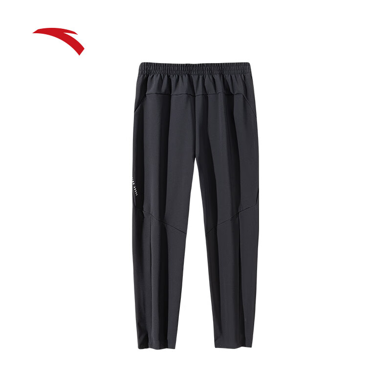 安踏加绒运动长裤冬季新款男士保暖加厚训练跑步针织裤子152447512N