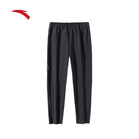 安踏加绒运动长裤冬季新款男士保暖加厚训练跑步针织裤子152447512N