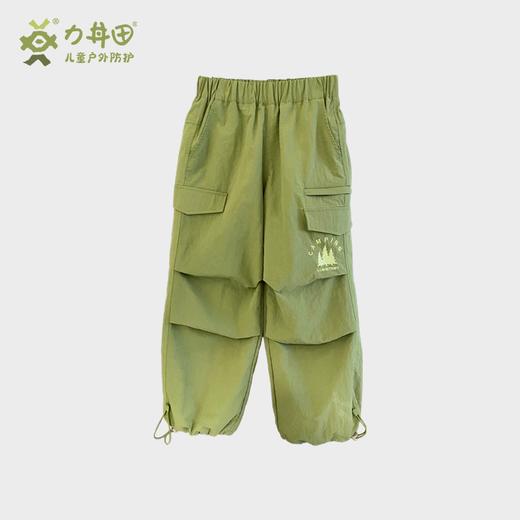 儿童户外秋冬款 防泼水轻量化吸湿亲肤感长裤 L2431S058CBGN 商品图3