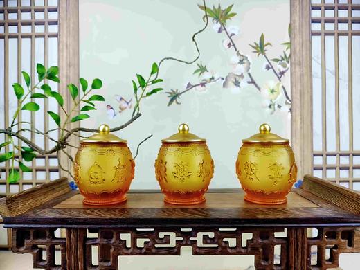 琉璃八吉祥水杯 商品图0