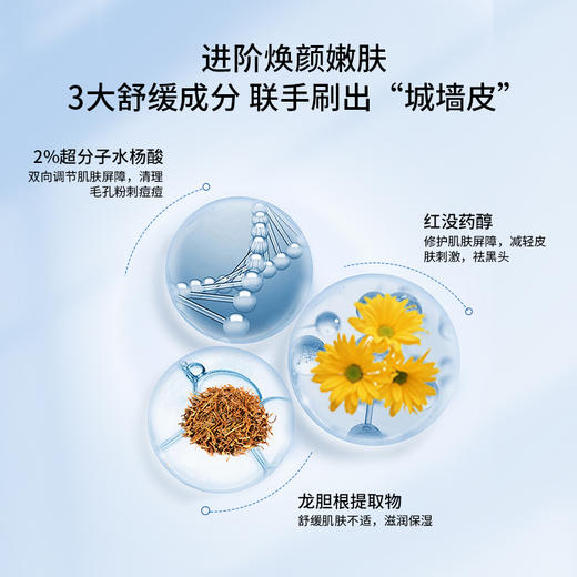 XIFU喜敷 | 水杨酸焕颜面膜 100g | 祛痘痘粉刺 改善毛孔 黑头闭口  更新角质层 调理油痘肌 刷酸涂抹面膜 商品图3
