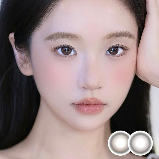 AROUGE /  奶糖时光/珍奶噗噗 /  美瞳年抛 /  2片入 /  14.0mm /  微小扩瞳 商品图1