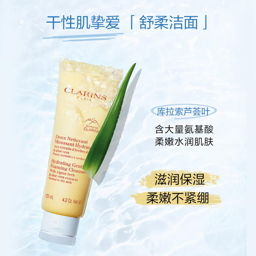 CLARINS 娇韵诗 温和泡沫洗面奶 洁面霜 125毫升 平衡水油深层清洁 商品图6