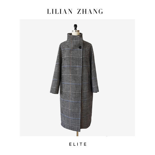 E-定制—时尚潮流—轻奢老钱—Oversized英伦风羊毛中长大衣 2406018 商品图0