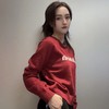 Z2圆领撞色小字母毛织上衣40930（红） 冬季 244010530321 商品缩略图2