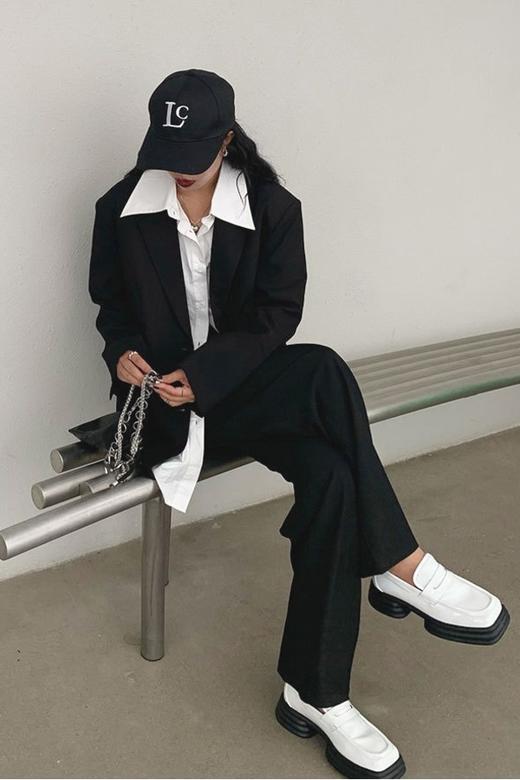 Kai & Kiera 率性黑色西装长裤套装 14160 商品图4