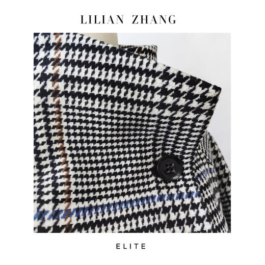 E-定制—时尚潮流—轻奢老钱—Oversized英伦风羊毛中长大衣 2406018 商品图1