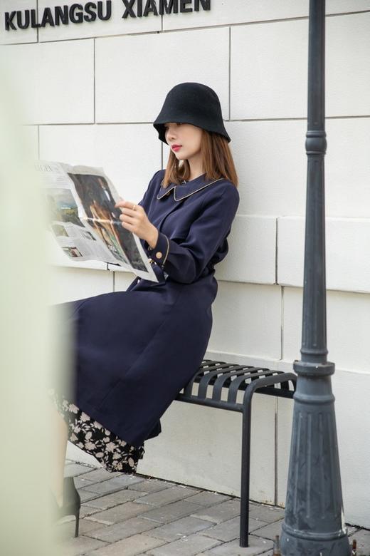 amadella 简约双排扣翻领大衣 14348 商品图3