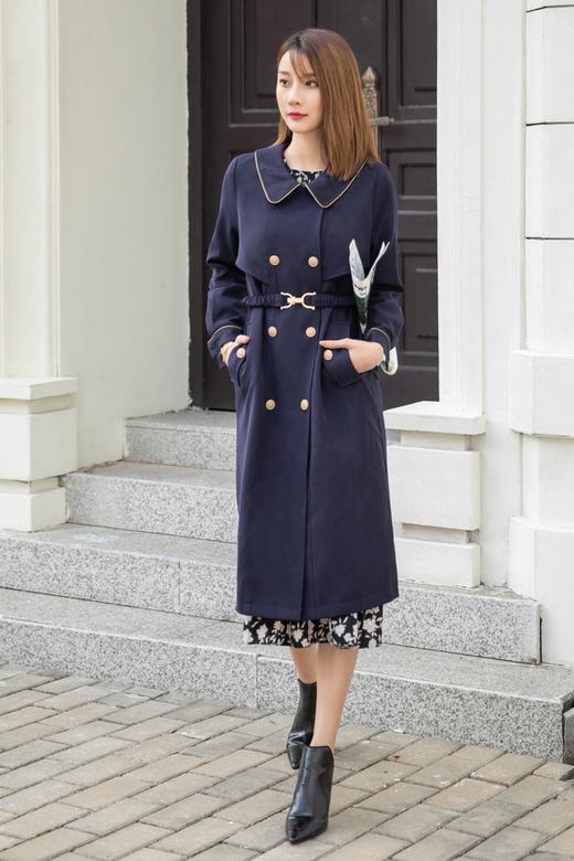 amadella 简约双排扣翻领大衣 14348 商品图4