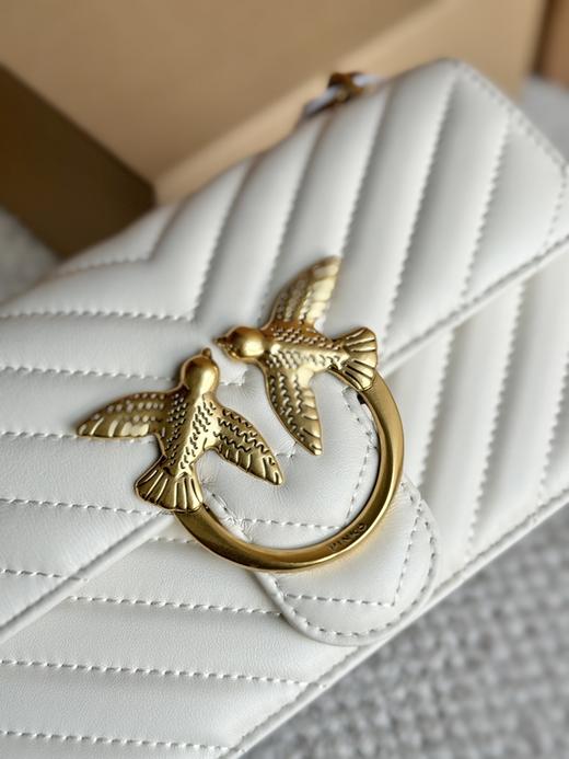 PINKO女包斜纹斜挎手提飞鸟包100074A0GK   【G】 商品图3