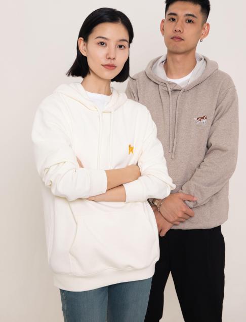 LIVINGTOWN/LT刺绣小狗连帽卫衣 商品图0