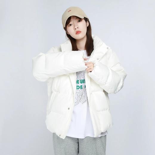 优选丨【双节特惠：奥莱仓直发】MLB秋冬男女情侣短款羽绒服/纯色徽标毛领连帽羽绒服 时尚百搭 防风保暖 商品图1