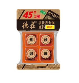 【亚欧超市】德庄中辣小火锅底料360g/袋