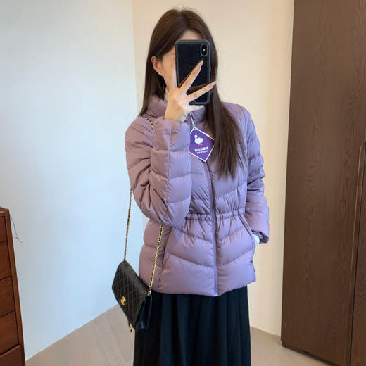 可休闲可气质 ！90%白鸭绒蓬松三防可收腰可拆卸连帽羽绒服！ 商品图0