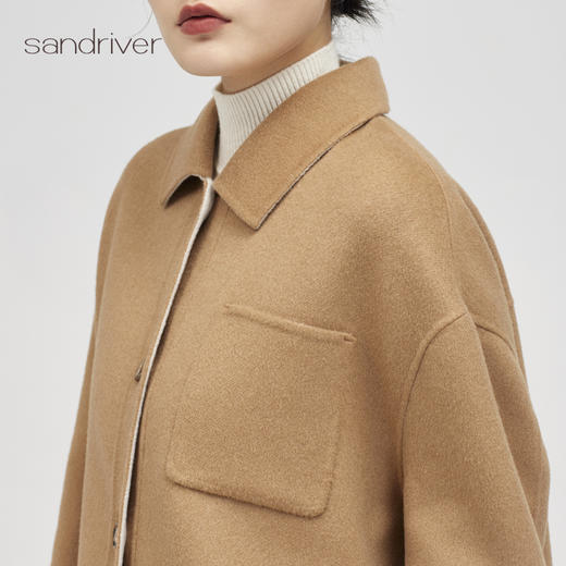 西藏双面呢羊绒女外套SJF96W272N 商品图1