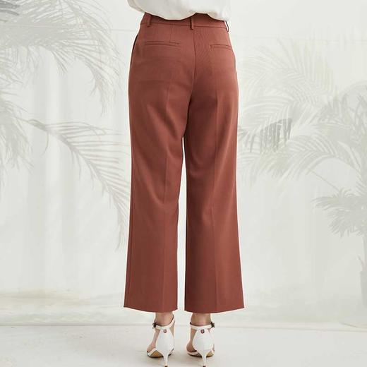 VIVIAN LIU薇薇安刘TZ2415001秋女装新款斜插兜显瘦直筒长裤 商品图1