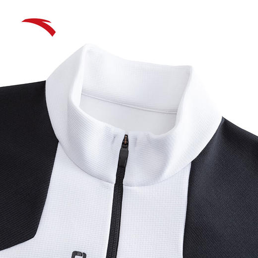 安踏立领运动外套男士秋冬季新款开衫加绒针织运动服上衣152447735N 商品图1