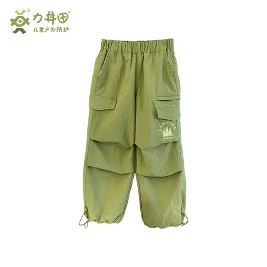 儿童户外秋冬款 防泼水轻量化吸湿亲肤感长裤 L2431S058CBGN 商品图4