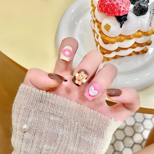 纪念日百货X-603指尖烘焙穿戴美甲假指甲159854278 商品图1