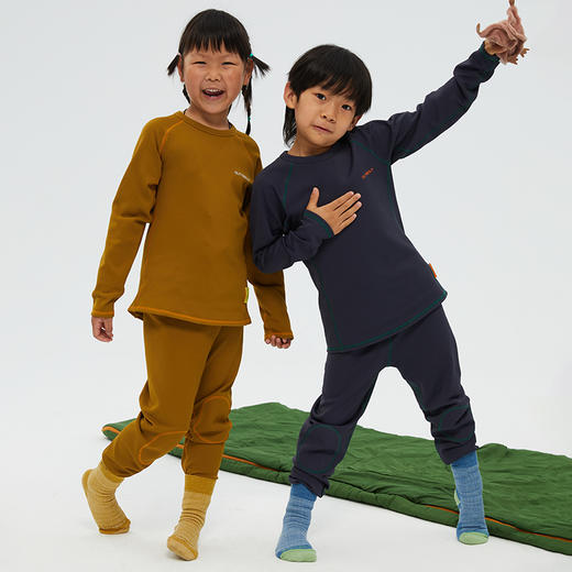 OUTnABOUT出门走走 24秋冬新款 儿童美丽诺羊毛保暖中筒袜 商品图1