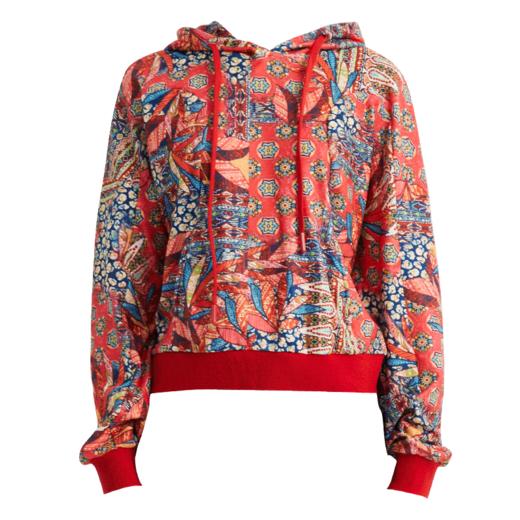 VIVIAN LIU薇薇安刘D2417302梅春女装新款连帽抽绳长袖针织衫 商品图4