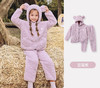 【加厚保暖】秋冬羊羔毛儿童家居服睡衣男童家居服女孩珊瑚绒小熊宝宝冬季睡衣可外穿 商品缩略图6