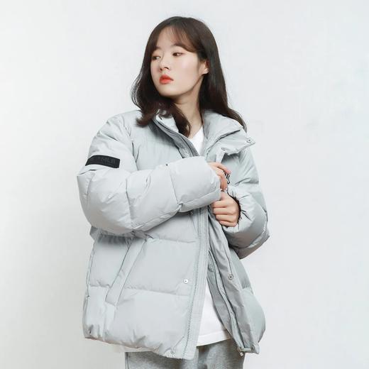 优选丨【双节特惠：奥莱仓直发】MLB秋冬男女情侣短款羽绒服/纯色徽标毛领连帽羽绒服 时尚百搭 防风保暖 商品图4