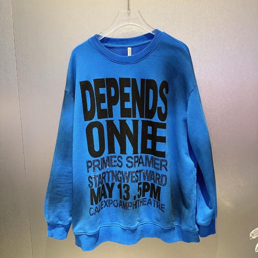 B圆领喷漆大LOGO中卫衣41022 冬季 144020540321 商品图3