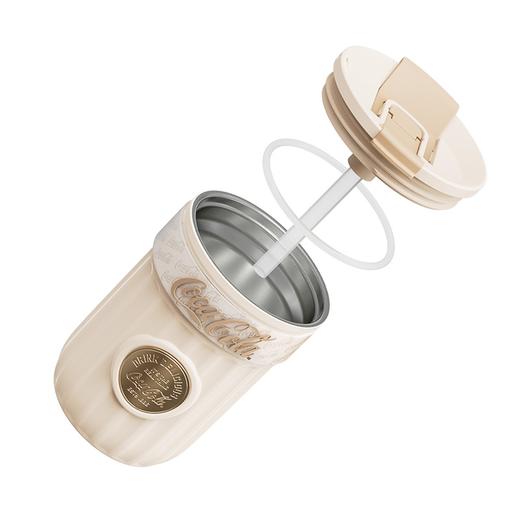 GE-CK23AW-B66  可口可乐联名款徽章系列保温杯（雪融白） 商品图4